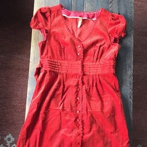 Maeve Burn Orange Dress